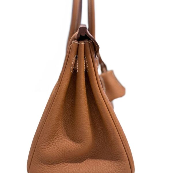 Hermès Pre-Owned 2025 gold Birkin 25 Togo palladium hardware handbag