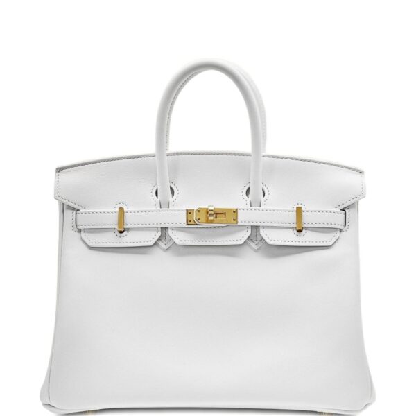 Hermès Pre-Owned 2024 Birkin 25 Swift-calfskin gold-hardware handbag