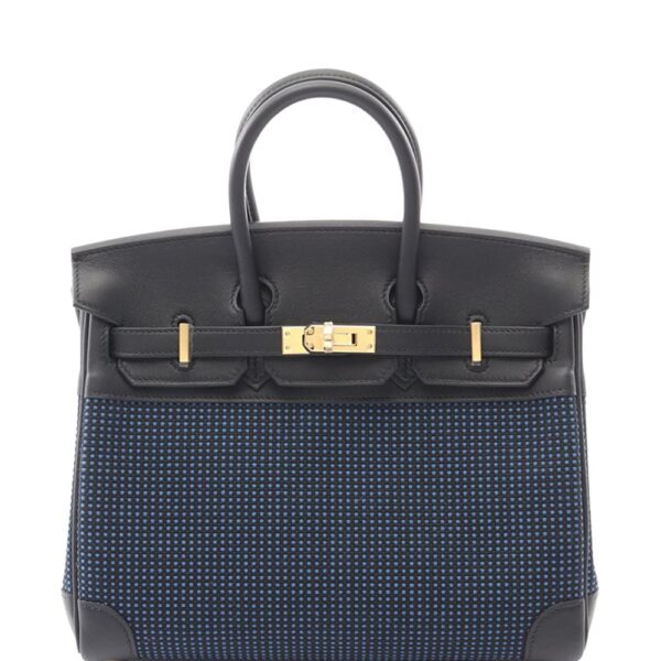 Hermès Pre-Owned 2024 Toile and Swift Birkin 25 handbag